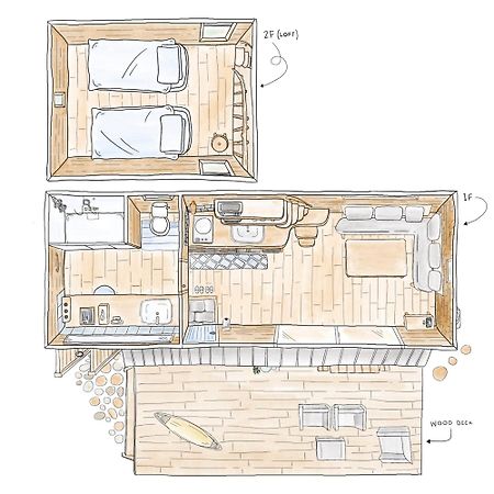 Shishikui Pacifico Surf House - Mountain 빌라 외부 사진